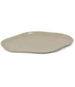 @ Metalen tray organisch sand 43x25x2cm