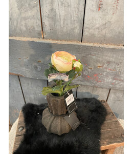 Countryfield # Kunstbloem Ranonkel Isolde groen-L8B8H34CM