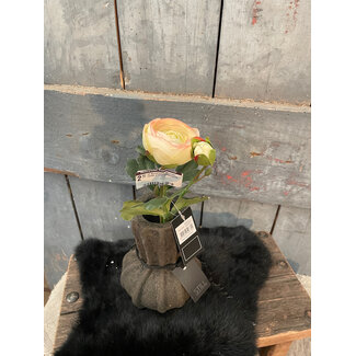 Countryfield # Kunstbloem Ranonkel Isolde groen-L8B8H34CM