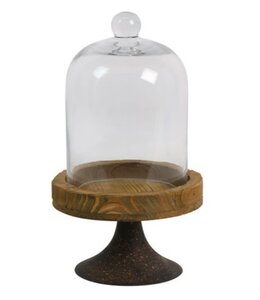 Countryfield # Stolp op voet Anabel S zwart-16x16x29CM