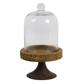 Countryfield # Stolp op voet Anabel S zwart-16x16x29CM