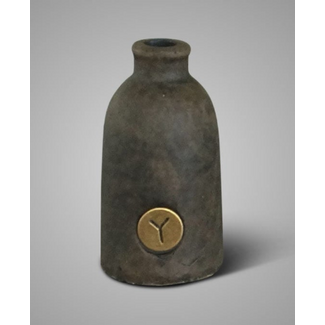 ## wordt niet verzonden - Bottle Basic Neck Majestic Brown S D.8 H.15