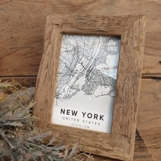 ## wordt niet verzonden - Fotolijst - oud hout - per stuk - 16 x 21 x 2 (binnenkant 9,5 x 14,5 cm)