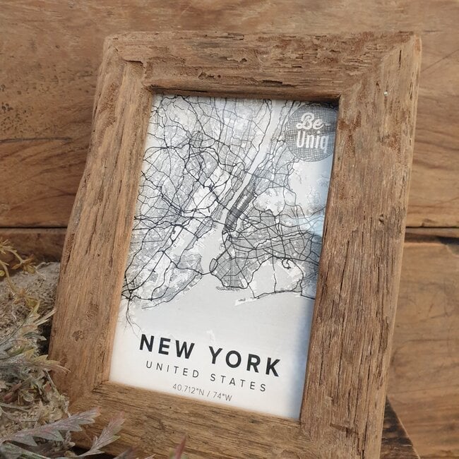 ## wordt niet verzonden - Fotolijst - oud hout - per stuk - 16 x 21 x 2 (binnenkant 9,5 x 14,5 cm)