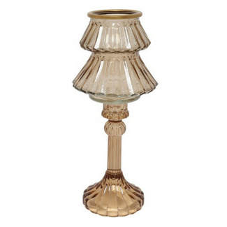 Countryfield wordt niet verzonden Kandelaar boom Tallina L bruin-L10,5B10,5H21,5CM