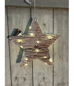 Countryfield ## Kerstster LED Snow S sneeuwbruin-L8B30H30CM