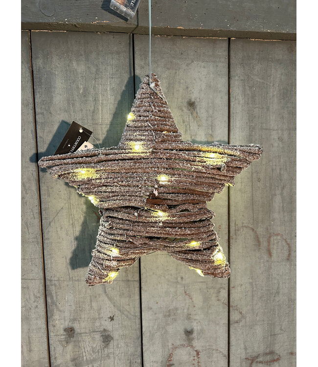 Countryfield ## Kerstster LED Snow S sneeuwbruin-L8B30H30CM