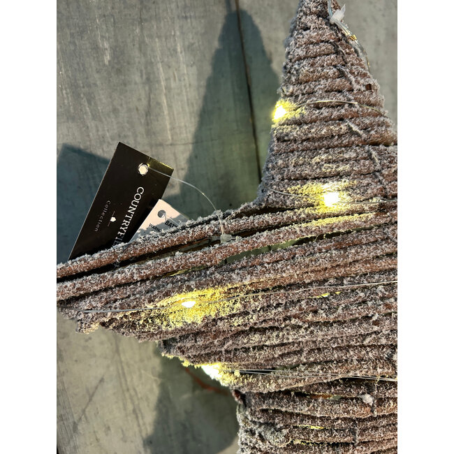 Countryfield ## Kerstster LED Snow S sneeuwbruin-L8B30H30CM