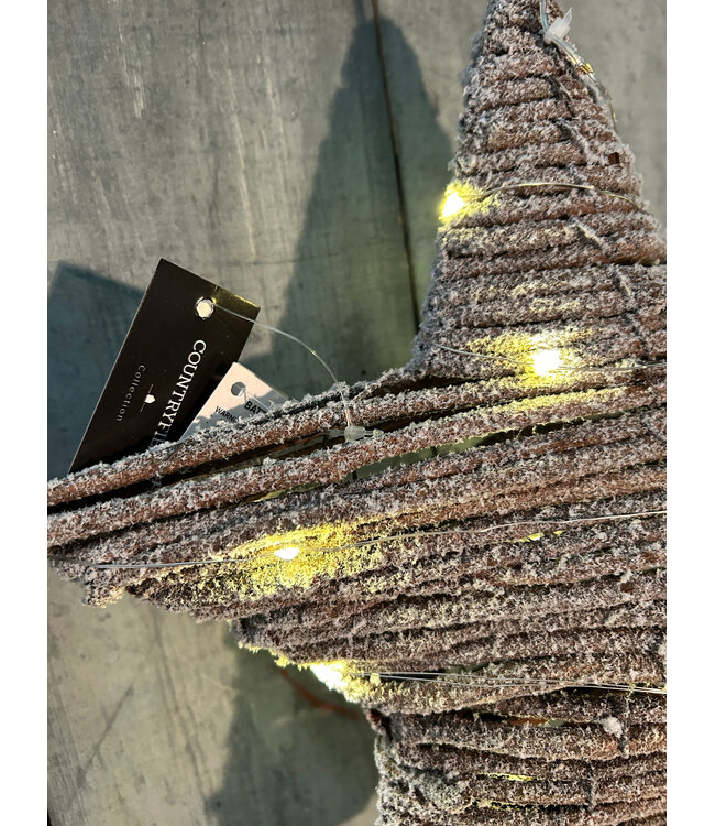 Countryfield ## Kerstster LED Snow S sneeuwbruin-L8B30H30CM
