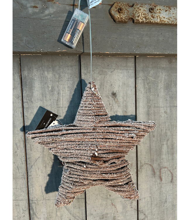 Countryfield ## Kerstster LED Snow S sneeuwbruin-L8B30H30CM