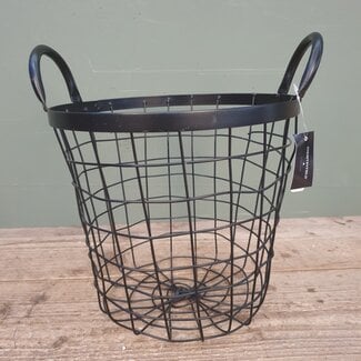 I098 - mand aletta m zwart - 25 x 25 x 28 cm