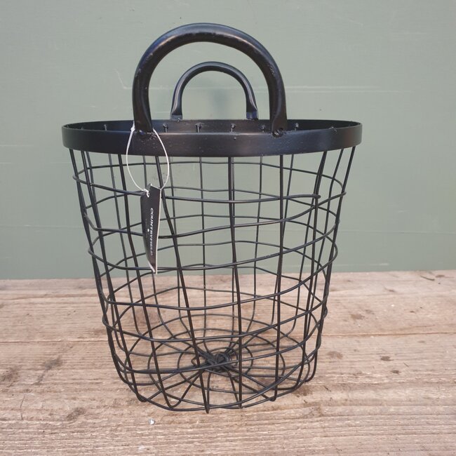 I098 - mand aletta m zwart - 25 x 25 x 28 cm