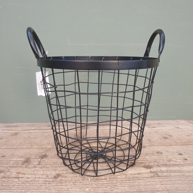 I098 - mand aletta m zwart - 25 x 25 x 28 cm