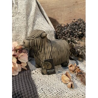 ## wordt niet verzonden - Bruine schotse hooglander 19 cm - L - majestic brown