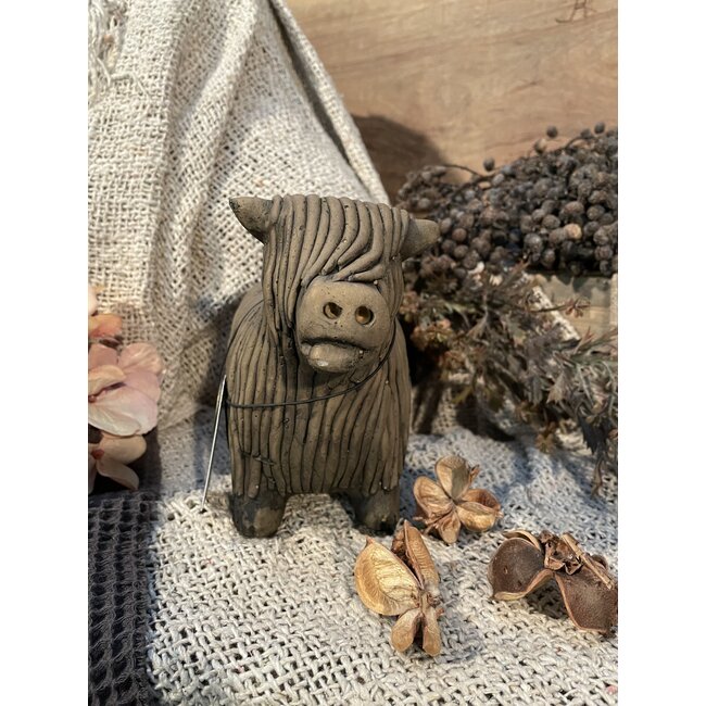 ## wordt niet verzonden - Bruine schotse hooglander 19 cm - L - majestic brown