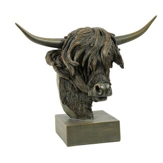 Countryfield # Schotse hooglander op voet Ulla S bruin-L20B10H16CM