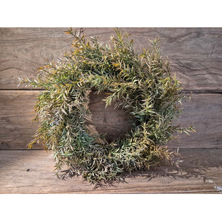 Rozemarijn krans bronze - ca. ring 30 cm - buitenkant 45 cm