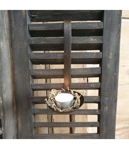 @ Metalen hanglepel - lepel - 8 x 8 x 21 cm