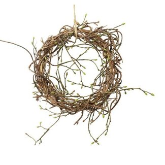 Countryfield Krans knop Betula Tilia M bruin-25x25x4CM