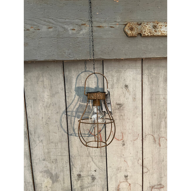 Countryfield Solarlamp Lomax - Solar tuinverlichting op zonne-energie - Tuinlamp - Roestig uiterlijk - 50 cm