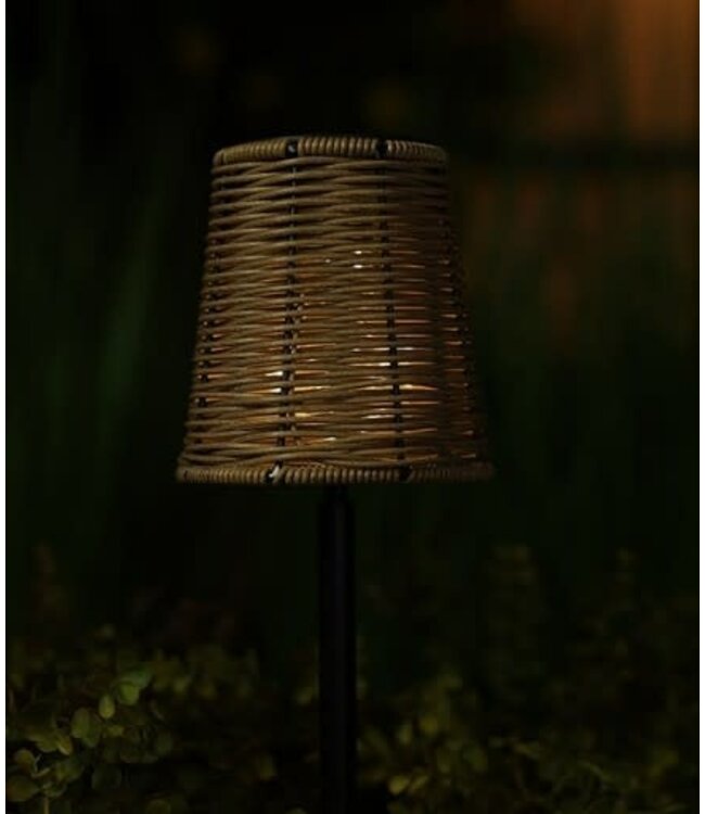 Countryfield # Solar TafelLamp op voet Onora bruin-8x12x32CM - per stuk