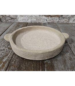 # Pors schaal creme 25x20x4cm