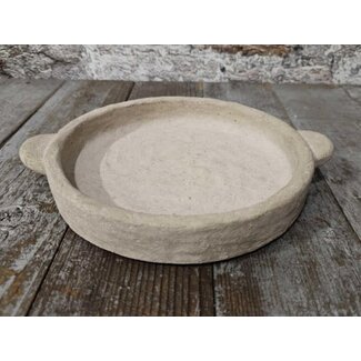 Pors schaal creme 25x20x4cm