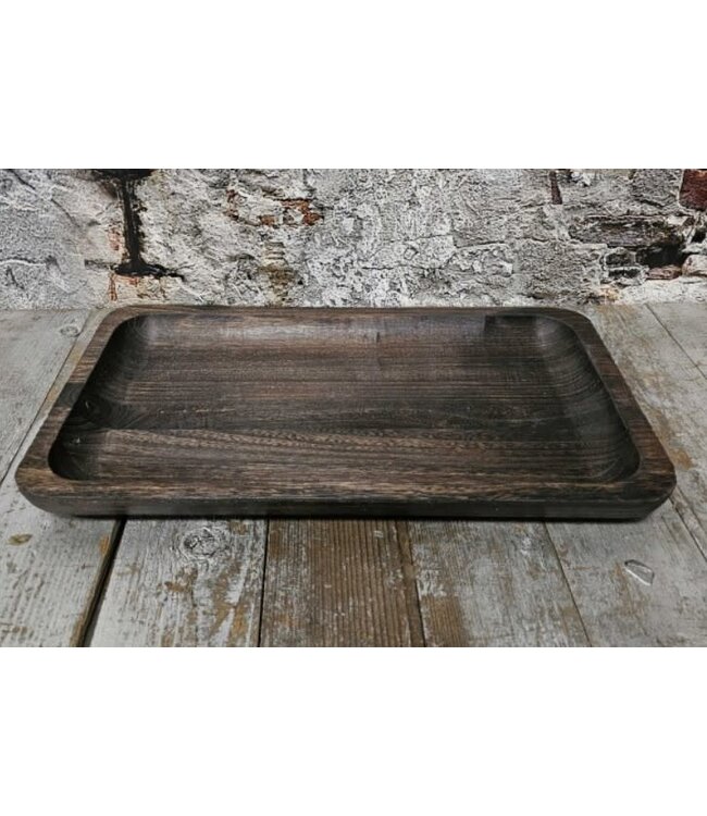 # Wood dienblad recht 45x25cm