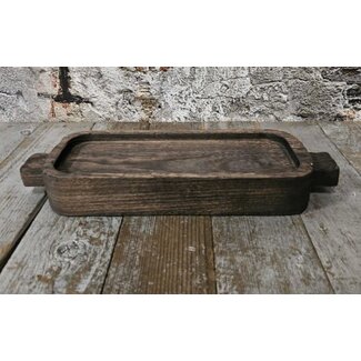 Wood dienblad 37x12cm