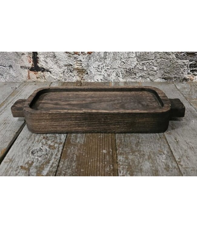 # Wood dienblad 37x12cm