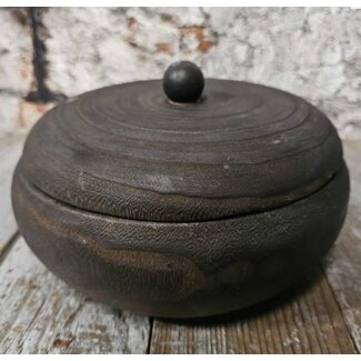 Wood potje deksel 20x11cm