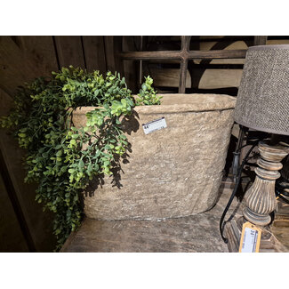 # Vensterbankpot Grey - ca. 45 x 17 x 32 cm