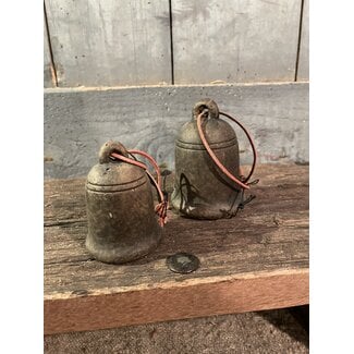 ## wordt niet verzonden - Set of 2 Jinglebells Majestic Brown D.7-5 H.9-7