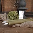 Countryfield # Set van 2 ledkaarsen - groen - 3d vlam - incl. afstandsbediening - timer en dimmer - 24 cm