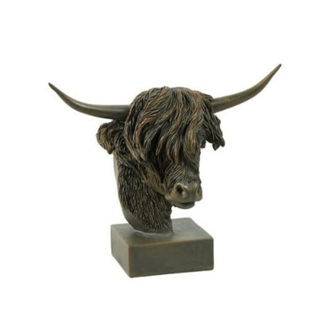 Countryfield # Schotse hooglander op voet Ulla M bruin-L30B15H24CM