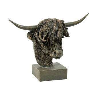 Countryfield # Schotse hooglander op voet Ulla L bruin-L39B19H33CM