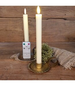 Countryfield @ Dinerkaars rustiek Ø2,2CM LED ro Lyon L s2 crème-L2,2B2,2H24CM