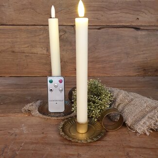 Countryfield # Dinerkaars rustiek Ø2,2CM LED ro Lyon L s2 crème-L2,2B2,2H24CM