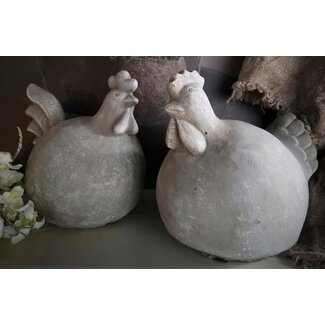 Countryfield ## wordt niet verzonden - Kip Niels M  grijs-L12,8B12,6H15CM - per stuk