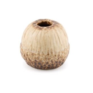 Aardewerk kaarsenstandaard Cone - 7,5x7,5x6,5cm