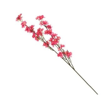 Kunsttak kersenbloesem 87cm rood