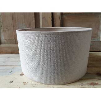 2001 - KKL - lampenkap - creme linnen - 15 x 15 x 12 cm