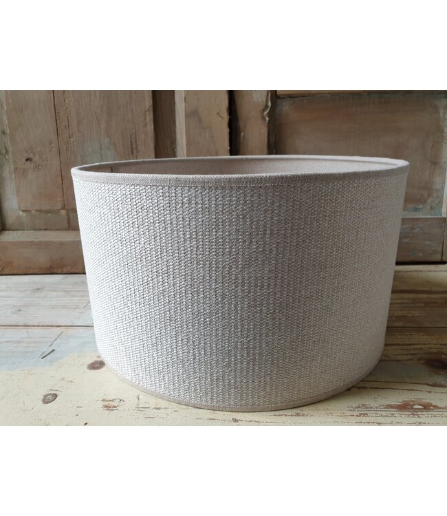 2001 - KKL - lampenkap - creme linnen - 15 x 15 x 12 cm