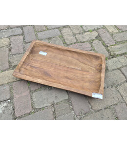 # Houten schaal rechthoek