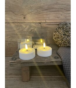 @ Set van 2 waxine led - wit - 6,5 x 2,5 - excl. 2AAA batterijen