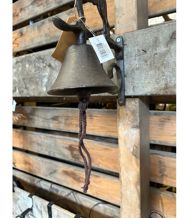 # Deurbel hond Iron - gietijzer - ca. 22 x 27 cm