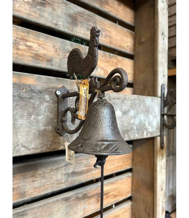 # Deurbel Haan Iron - gietijzer - ca. 22 x 27 cm