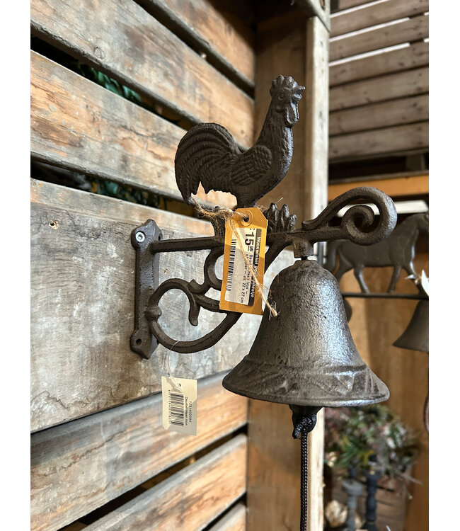 # Deurbel Haan Iron - gietijzer - ca. 22 x 27 cm