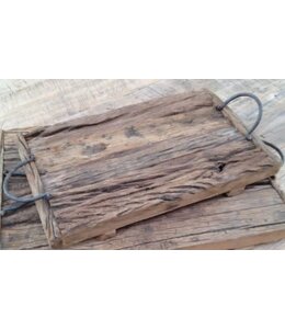 @ Truckbodywood dienblad maat S ca. 35 x 22 x 2 - per stuk - foto kan iets afwijken