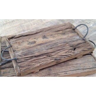 Truckbodywood dienblad maat S ca. 35 x 22 x 2 - per stuk - foto kan iets afwijken